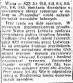 Details on the Warta-AZS Poznan match, also from Feb. 19 issue.