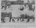 Images from the January 20, 1929, match between Finland and Estonia.
