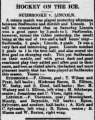 The February 12, 1895, edition of the Lincolnshire Echo.