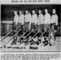 The California Golden Bears prior to the start of the 1939-40 season.