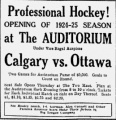 Pre-season @ Ottawa. Ottawa won 7-3 (2-2, 5-1).