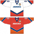 Armenia national ice hockey team Home & Away Jerseys.png