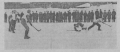 An image from the January 28, 1922, match between Tallinna Sport and the Riga combination team.