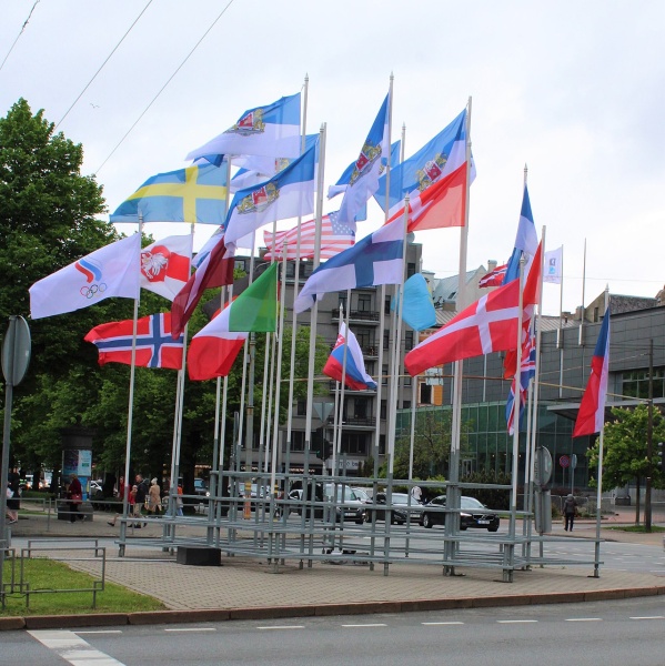 File:2021 IIHF World Championship flagpoles.jpg