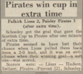 The April 26, 1955, edition of the Dundee Courier.