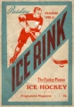 A program from a March 9, 1951 match.