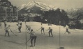 Hockey being played in Leysin in 1906.