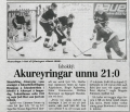An image from the January 28, 1992, edition of Dagur.
