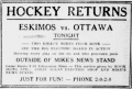 Edmonton ad for Stanley Cup game @ Ottawa