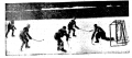 An image from the January 16 issue, depicting action from a Krynica Tournament game between Cracovia and Gwardia (Wisla) Krakow.
