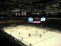 Interior of Fjällräven Center during a hockey game
