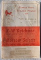 Program of the Kitchener game.