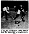 The November 11, 1950, edition of The Mercury, depicting a practice in Hobart.