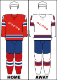Norway national hockey team jerseys - 2014 Winter Olympics.png