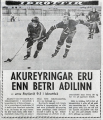 The January 25, 1971, edition of Vísir.