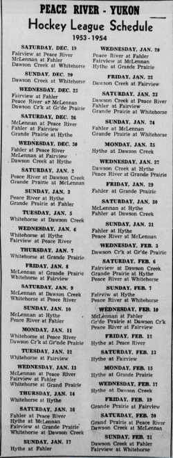 1954 Peace River-Yukon Schedule.png