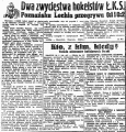 The January 21, 1946, edition of the Przeglad Sportowy.