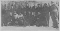 A photo of Tallinna Sport and LSB/Vanderers Riga Combination before their match on January 26, 1929.