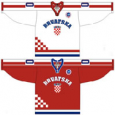 Croatia national ice hockey team Home & Away Jerseys.png