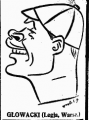 A caricature of Franciczek Glowacki