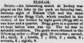 A copy of the match report from the February 10, 1871, edition of The Hull Packet and East Riding Times.