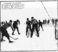 The first ice hockey match in the Netherlands - January 9, 1929.