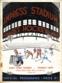 A program from a March 20, 1936, London Cup match.