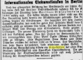 The January 26, 1921, edition of the Berliner Tageblatt.