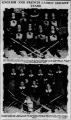 The English and French women's national teams in March 1934.